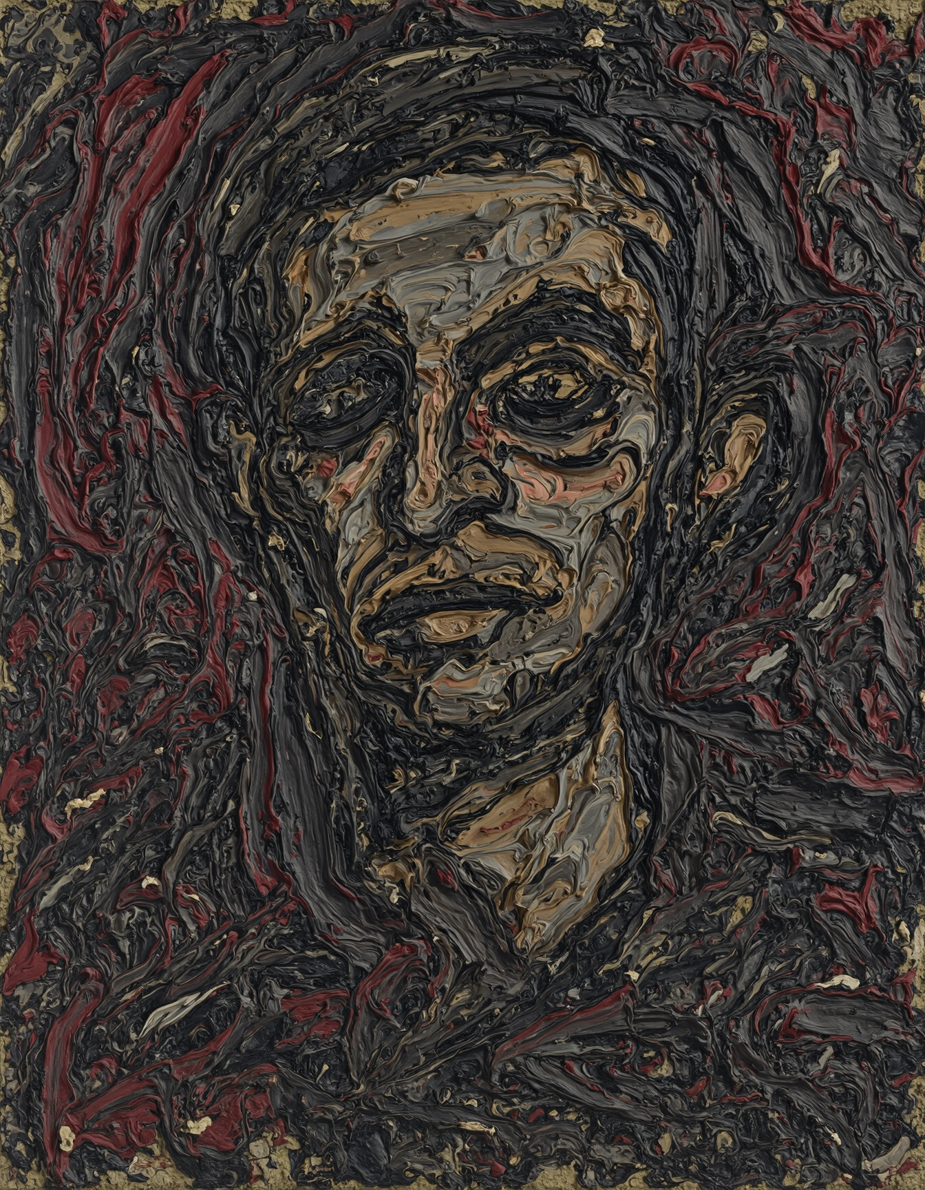 pwflux_dev_03sc241025193827_Abstract portrait by Leon Kossoff depicting a m_00003_.png